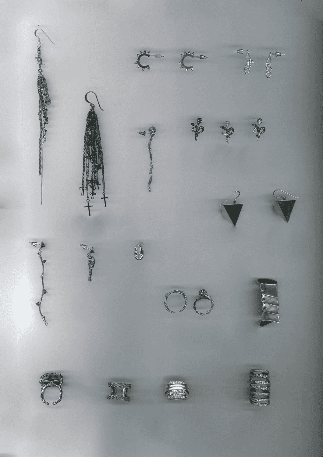 WIRE,JUNK HEAVEN MIRROR,SPIKE,ROSE,KIHEI,LABYRINTH,THORN,KEY,COWRY,TRAIANGLE 2,ARMOR,HEART,KEPLER 3, HOOP,HADES