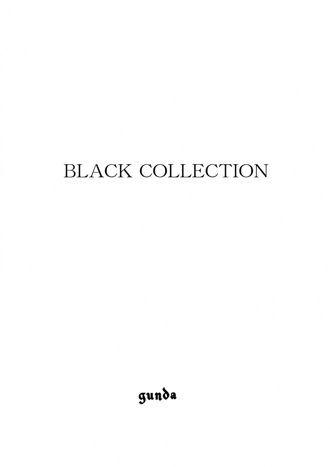 2020AW・BLACK COLLECTION