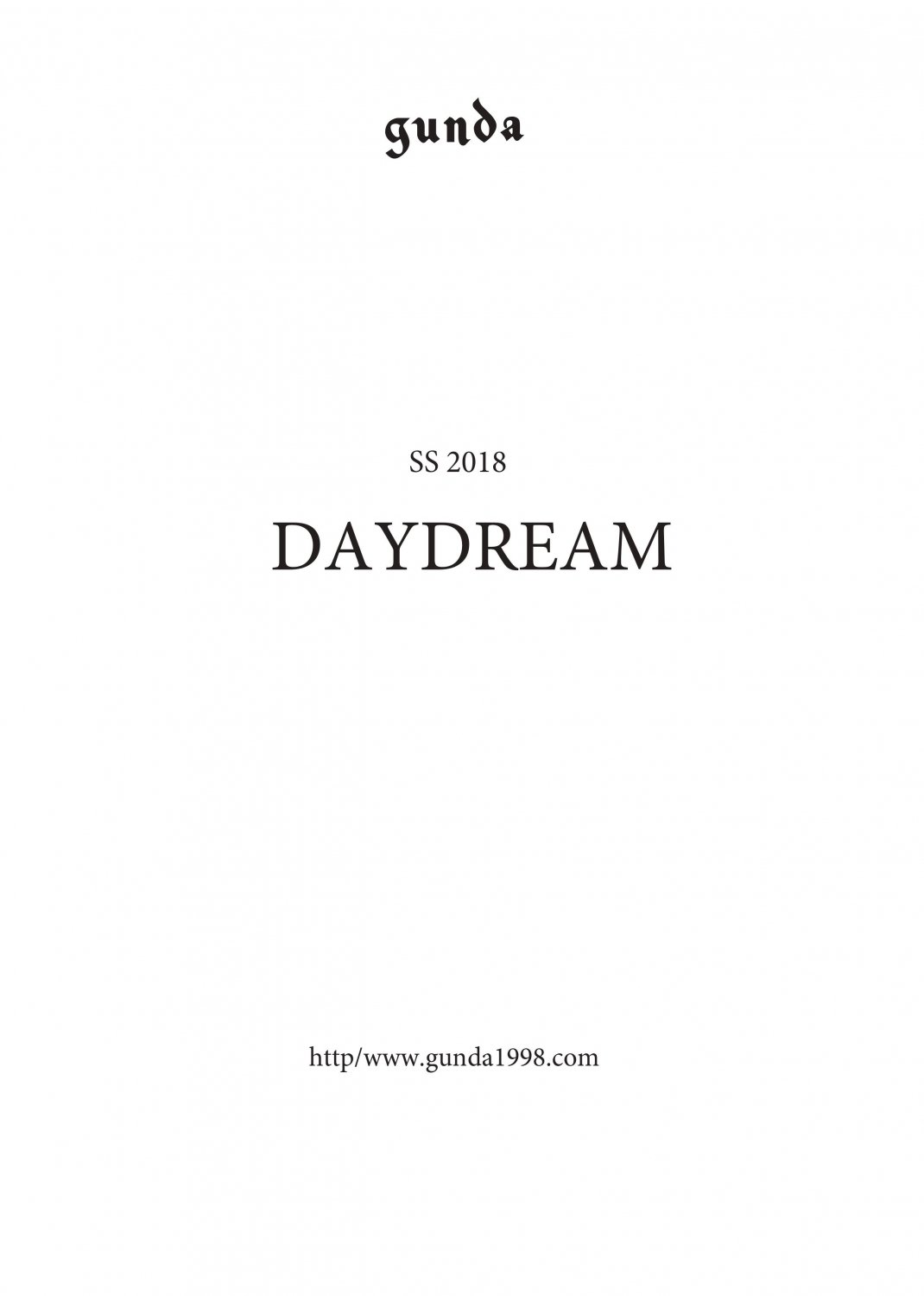 2018 S/S・DAYDREAM